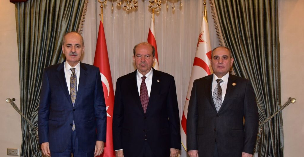 Cumhurbaşkanı Tatar, AK Parti Genel Başkanvekili Kurtulmuş ve Yeni Azerbaycan Partisi Genel Başkan Vekili Budaqov’u kabul etti