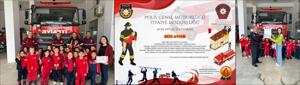 İtfaiye Müdürlüğü tarafından küçük çocuklar ““Ateş Avcısı” olarak görevlendiriliyor