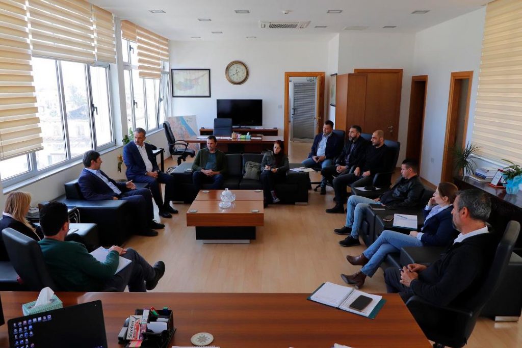 KTMMOB heyeti Gazimağusa Belediyesini ziyaret etti