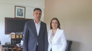 Gönyeli-Alayköy Belediye Başkanı  Amcaoğlu ‘ndan BRT’ye ziyaret
