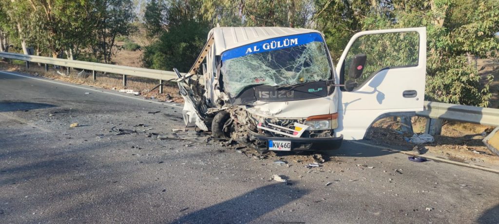 Boğazköy-Gönyeli ana yolunda kaza: 5 yaralı