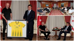 Başbakan Üstel, Mağusa Türk Gücü heyetini kabul etti
