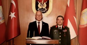 Cumhuriyet Meclisi Başkanı Töre, Ankara’da Kara Kuvvetleri Komutanı  Orgeneral  Bayraktaroğlu ile bir araya geldi