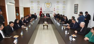 Çavuşoğlu TC Milli Eğitim Bakanı Tekin ile görüştü… İşbirliği protokolü imzalandı