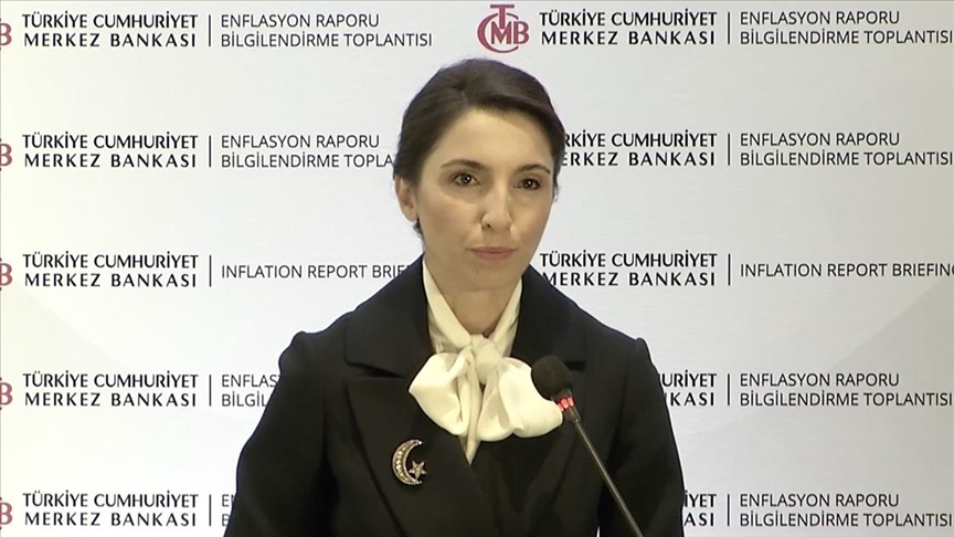 TCMB Başkanı Erkan, Enflasyon Raporu Bilgilendirme Toplantısı’nda konuştu