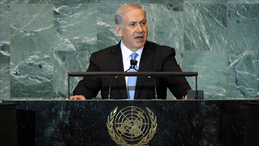 Türk heyeti ve birçok delegasyon Netanyahu’nun BM Genel Kurul hitabını protesto etti