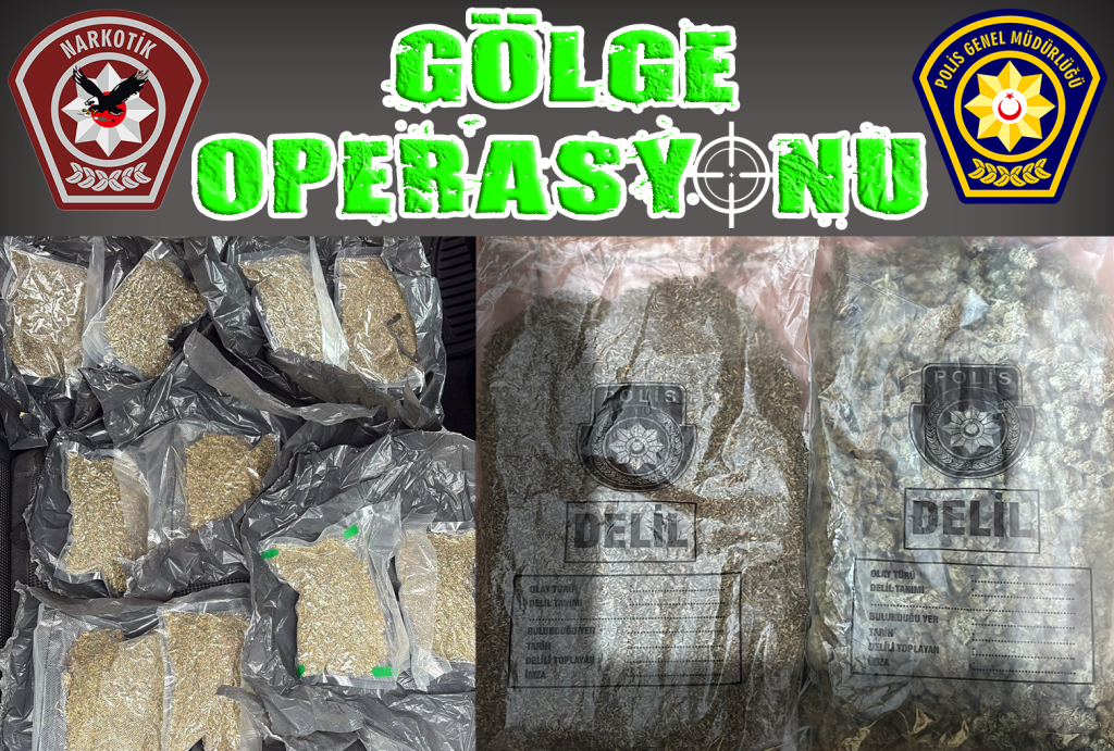 Polisten ‘Gölge Operasyonu’: 650 gram sentetik cannabinoid ve 525 gram hintkeneviri ele geçirildi