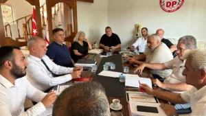 DP’de ilçe başkanları toplandı: Cumhurbaşkanlığı seçim programı ele alındı