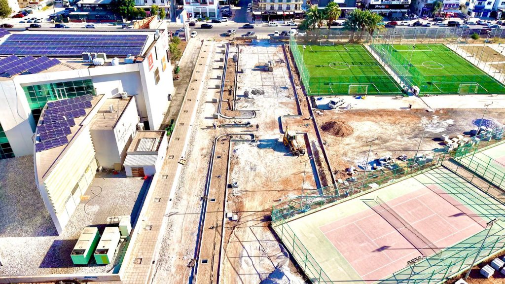 Gazimağusa Belediyesi’nden, Salamis Yolu’na 500 araçlık park yeri