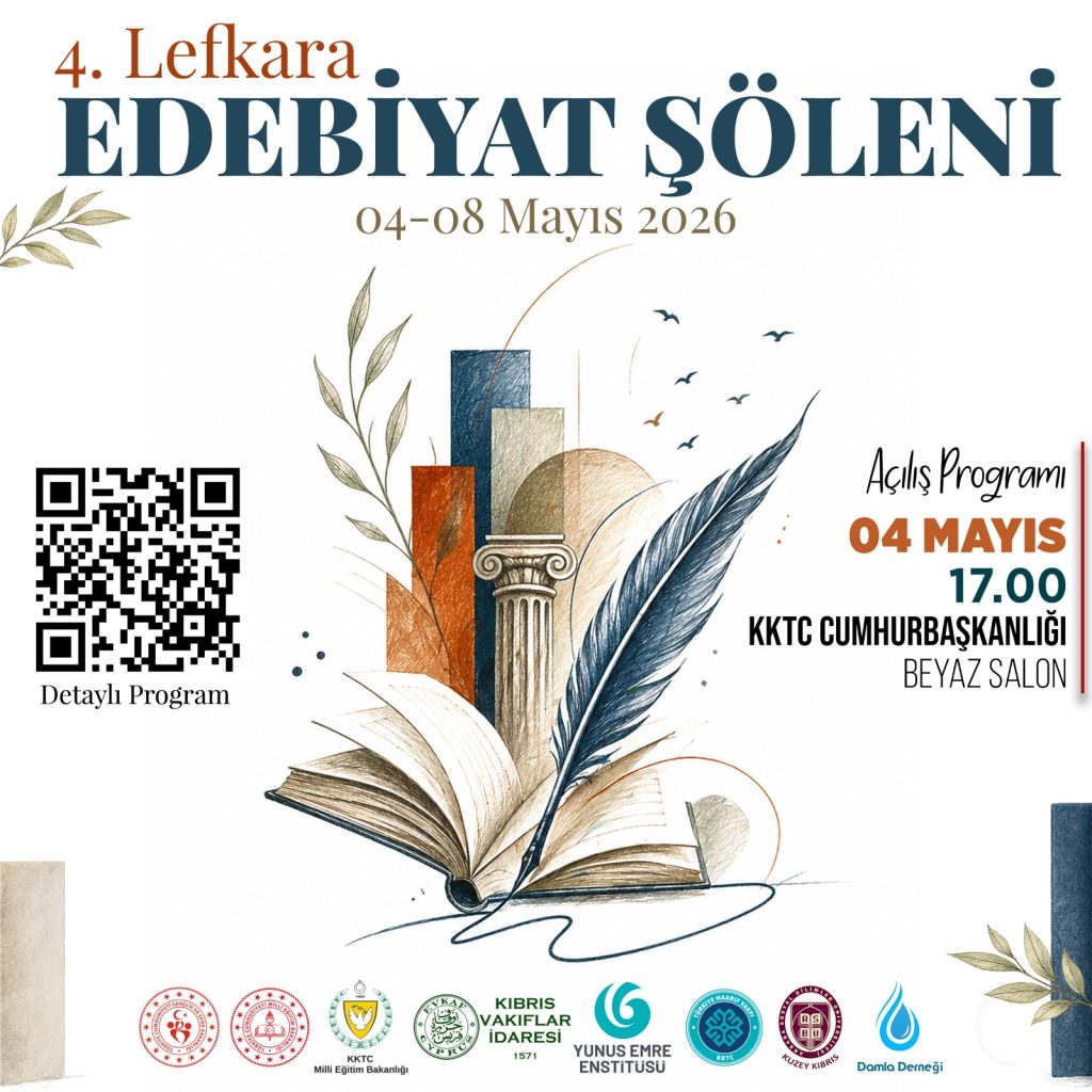 4. Lefkara Edebiyat Şöleni, 4-8 Mayıs tarihlerinde edebiyatseverlerle buluşuyor