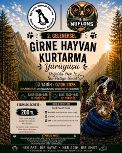 2.Geleneksel Girne Hayvan Kurtarma Yürüyüşü pazar günü düzenlenecek