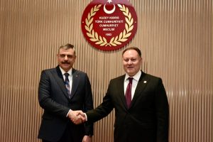 Meclis Başkanı Öztürkler, Türkiye İçişleri Bakanı Çiftçi’yi kabul etti