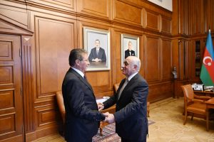 Üstel ile Asadov KKTC ile Azerbaycan arasındaki ilişkilerinin geliştirilmesinde ulaşımın oynadığı stratejik rolü ele aldı