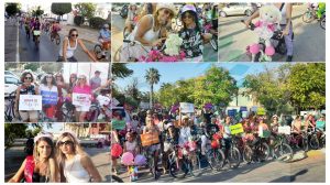 ‘Süslü Kadınlar Bisiklet Turu’ Girne’de yapıldı