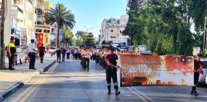 ‘İtfaiye Haftası’nın açılışı Lefkoşa Dereboyu’nda düzenlenen kortejle başladı