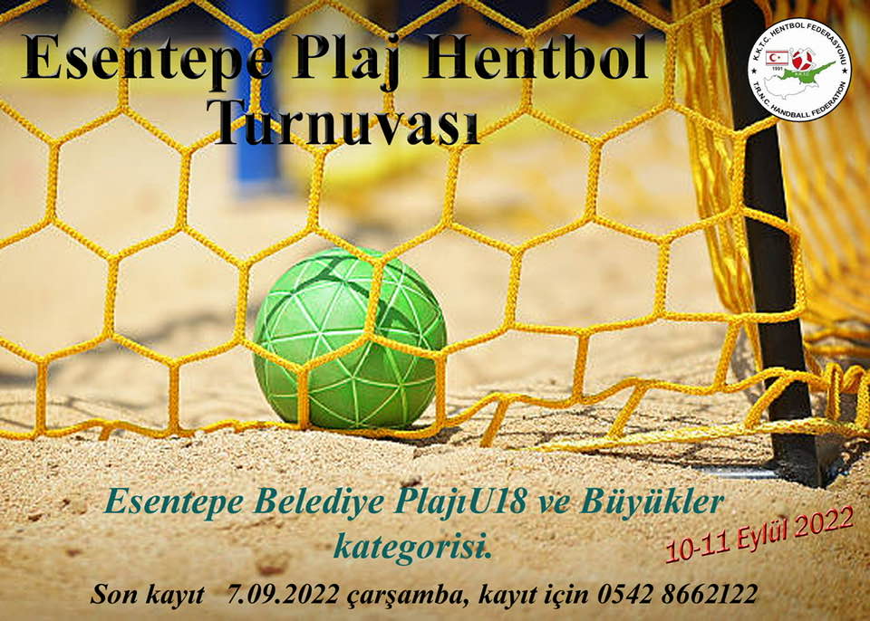 Esentepe’de plaj hentbol turnuvası