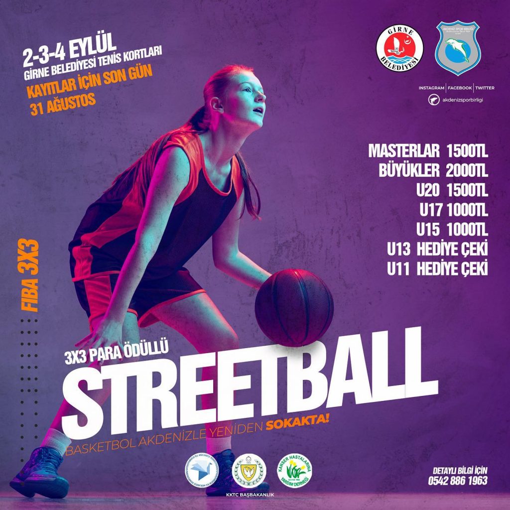 3×3 Streetball yarın başlıyor