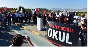 “Cumhurbaşkanlığı ve Cumhuriyet Meclisi” ile “Millet Bahçesi” projesine karşı bölgede eylem yapıldı