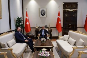 İçişleri Bakanı Öztürkler, Türkiye Cumhurbaşkanı Yardımcısı Fuat Oktay ile görüştü