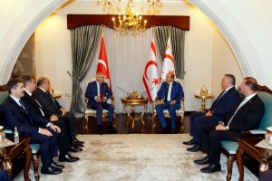 Tatar, TC  eski İçişleri Bakanı Efkan Âlâ ve beraberindeki heyeti kabul etti