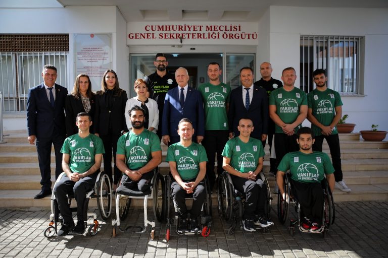 Töre, Vakıflar Tekerlekli Sandalye Basketbol Takımı’nı kabul etti