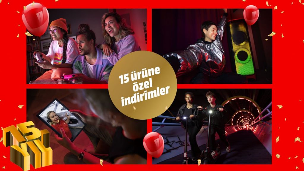MediaMarkt’ta 15. yıl kutlamaları devam ediyor!
