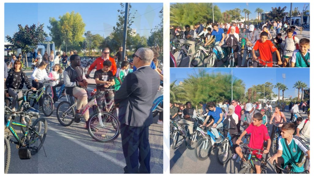 Bisiklet Turu, Kapalı Maraş’ta yapıldı