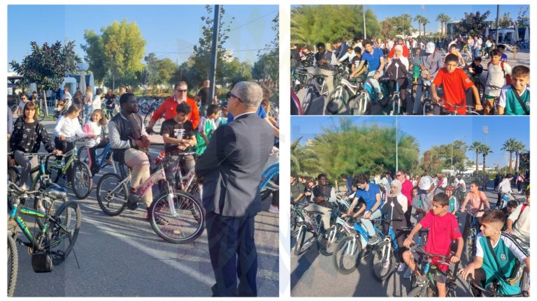 Bisiklet Turu, Kapalı Maraş’ta yapıldı