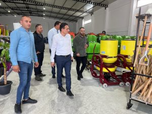 Bakan Oğuz Agritech Trading Ltd’i ziyaret etti