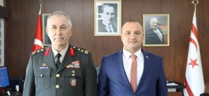 KTBK Komutanı Tümgeneral Öztürk, Maliye Bakanı Şan’a iade-i ziyarette bulundu