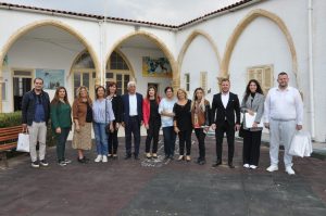 Güzelyurt’ta meslek kursları için malzemeler teslim alındı