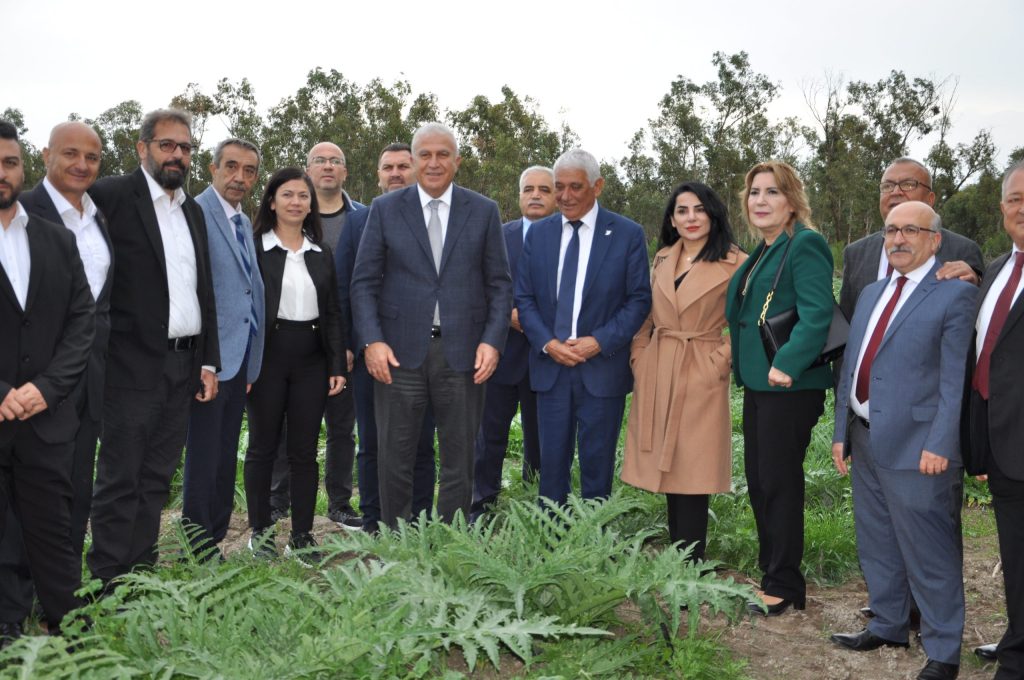Aydın Efeler Belediyesi “Efeler’den Güzelyurt’a Uzanan Enginarın Yolcuğu” projesi için KKTC’’ye geldi