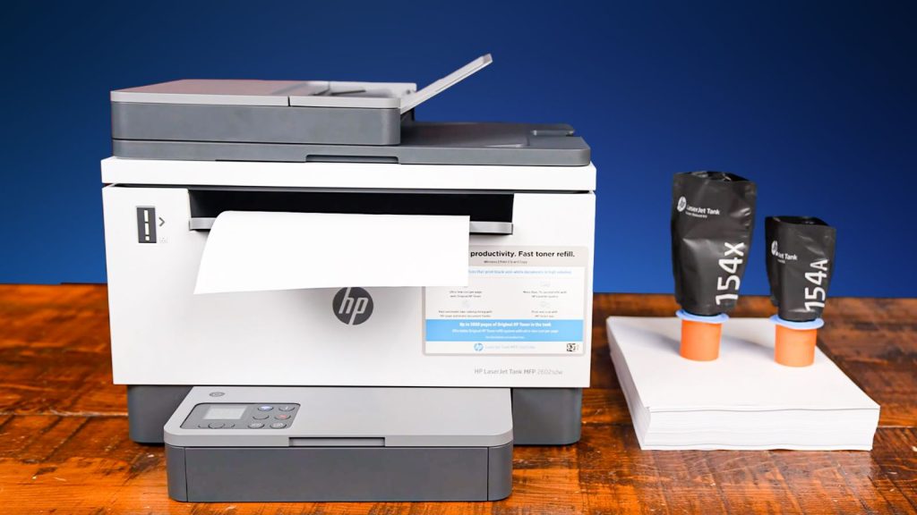 Kartuşsuz, Toner Tanklı Laser Yazıcı ile 5.000 sayfa baskı!