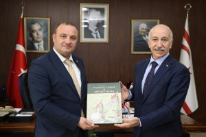 TC Ulaştırma ve Altyapı Bakanlığı Bakan Yardımcısı Dursun’u kabul eden Şan: Biz birlikte çok daha güçlüyüz