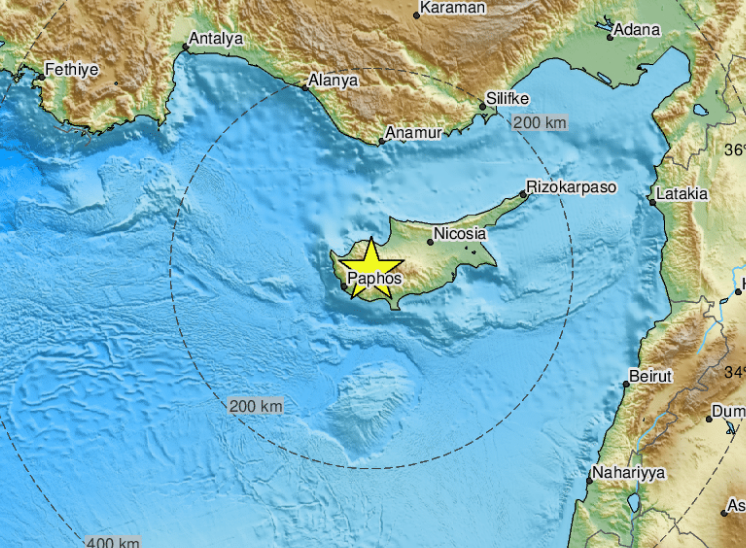 Baf’ta 4.1 şiddetinde deprem