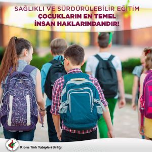 KTTB, Sağlık Bakanlığı ve Milli Eğitim Bakanlığı ile ilgili belediyeleri, okulların hijyen koşullarını denetlemeye ve sağlamaya davet etti