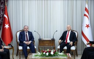 Meclis Başkanı Töre, TBMM Başkanı Şentop ile görüştü