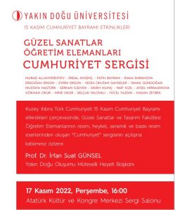 YDÜ’de “Cumhuriyet Sergisi”