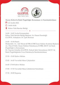 “Kuzey Kıbrıs’ta İfade Özgürlüğü: Korunması ve Sınırlandırılması” isimli panel düzenlenecek