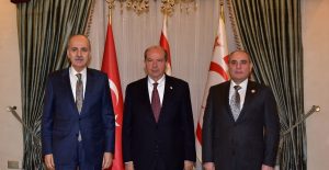 Cumhurbaşkanı Tatar, AK Parti Genel Başkanvekili Kurtulmuş ve Yeni Azerbaycan Partisi Genel Başkan Vekili Budaqov’u kabul etti