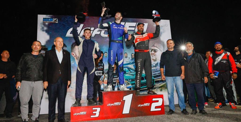 Tatar, Uluslararası Drift NEU Kuzey Kıbrıs Drift Şampiyonası’nı izledi