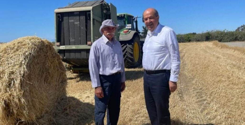 Cumhurbaşkanı Tatar:Kıbrıs Türk halkının geleceğini tesis etmek, en büyük doğal kaynağımız olan toprağımızı ve tarımsal üretimimizi korumaktan geçmektedir