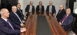 Ataoğlu, AK Parti Genel Başkanvekili Kurtulmuş ile Yeni Azerbaycan Partisi Genel Başkanvekili Budaqov’u kabul etti