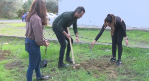 “Her Öğrenci Bir Fidan Projesi”  kapsamında fidan dikimi etkinliği gerçekleştirildi