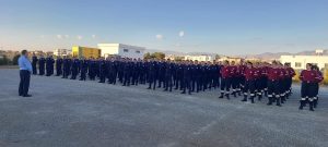 113 polis memuru ile 37 itfaiye memuru aday adayı polis okulunda temel eğitimlerine başladı