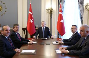 Başbakan Üstel, Türkiye Cumhurbaşkanı Erdoğan ile görüştü