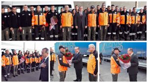 Adıyaman’a giden ilk Sivil Savunma Teşkilat Başkanlığı Ekibi yurda döndü