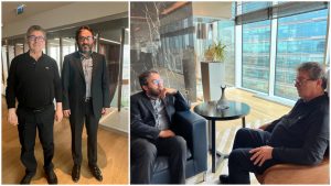 Başbakan Ünal Üstel İstanbul’da İTÜ Jeoloji Mühendisliği öğretim görevlilerinden Prof.Dr. Ziyadin Çakır’la görüştü