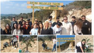 Dikilen her bir fidana ‘Melekler Takımı’ öğretmen ve velilerin adı verildi