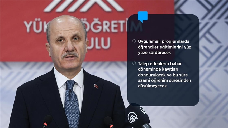 YÖK depremin ardından üniversitelerdeki eğitim-öğretim sürecine ilişkin yeni kararlar aldı